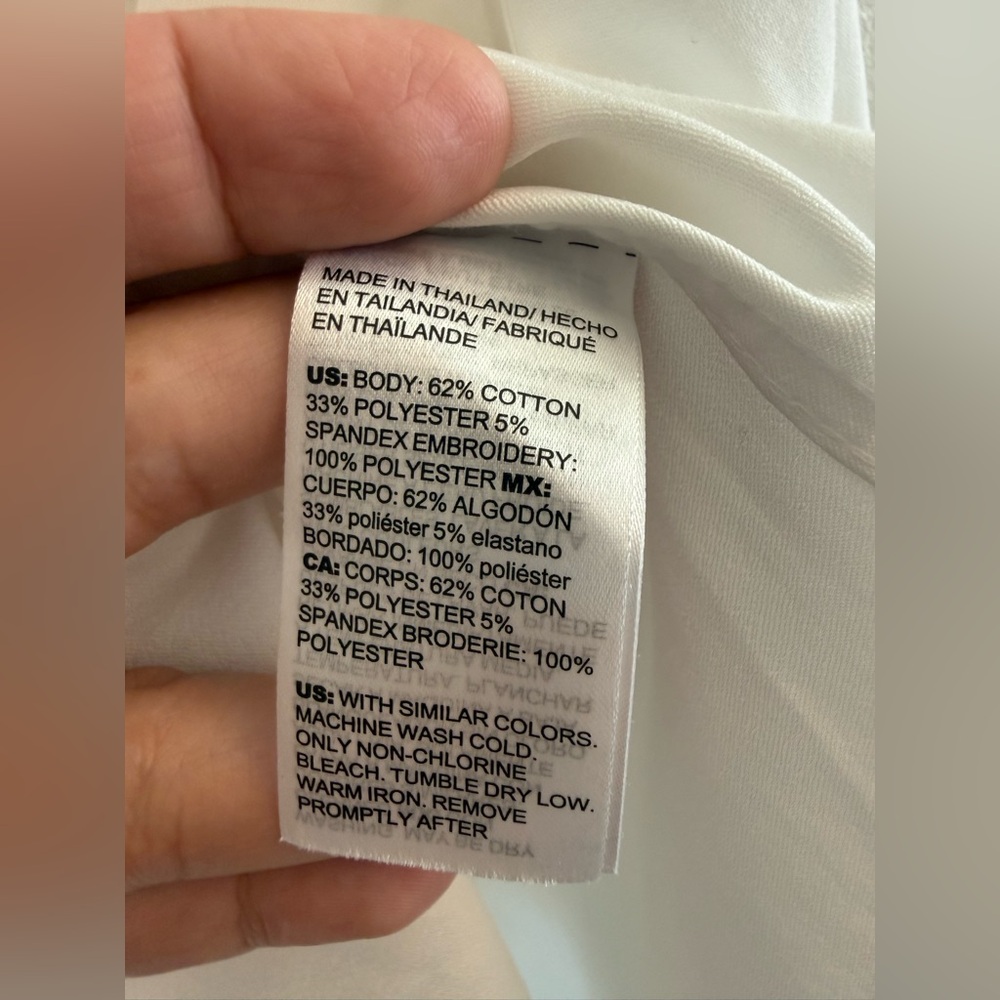 Chico's Classic White Collared Button-Up Shirt - image 8